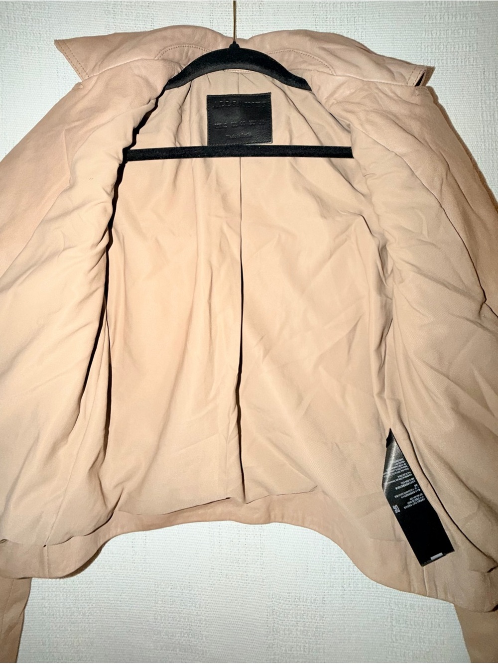 All Saints Dalby leather biker jacket 00 - Picture 11 of 12